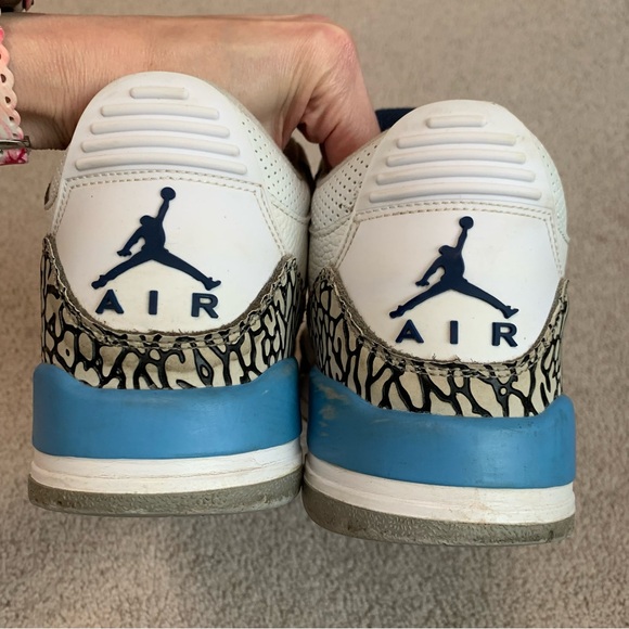Air Jordan 3 retro mid unc ct8532-104 mens size 10 - Picture 12 of 15